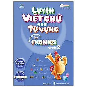 Sách Luyện Viết Chữ Nhớ Từ Vựng - English Writing My Phonics Grade 2