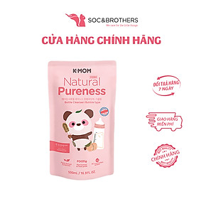 Nước rửa bình và hoa quả Kmom chiết xuất thảo mộc hữu cơ dạng lỏng