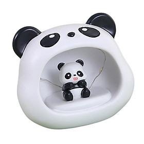 Portable  Light Cute Bedside Lamp Night Light Cartoon Desk Lamp Home Decor Holiday Gifts Resin Kids Panda Lamp