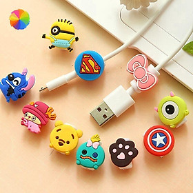 Mua Phụ Kiện Bảo Vệ Dây Cáp Sạc Điện Thoại Kiểu Hoạt Hình Dễ Thương