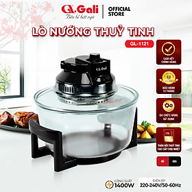 Mua Lò nướng thủy tinh đa năng Gali GL-1121 17 lít 1300w  hàng chính hãng bảo hành 24 tháng  tặng kèm 5 phụ kiện tiện lợi  hàng chính hãng 100%  bảo hành 12 tháng Gali