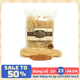 Bún gạo lứt hữu cơ ăn kiêng GUfoods (200g) - Hỗ trợ giảm cân, thực dưỡng, eat clean