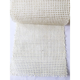 Mua Phên mây đan lưới mắt cáo tấm mây tự nhiên màu trắng ngà loại 1 (khổ 50cm / 60cm x 1m)