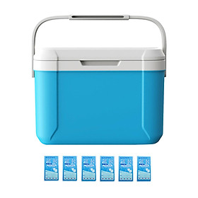Box Car Refrigerator 5L Beverage Storage Organizer Ice Bucket Hot/Cold Retention  Hard  for Camping Picnic