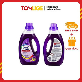 Nước giặt xả cho quần áo màu Denkmit giữ quần áo bền màu, thơm lâu, dung tích1.1L, nhập Đức chính hãng