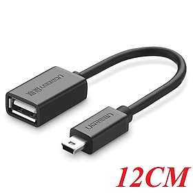 Cáp OTG Mini USB 2.0 Ugreen 10383 cao cấp Hàng Chính Hãng