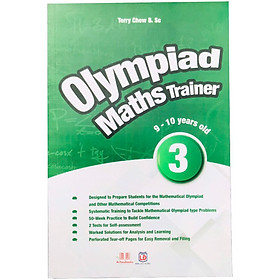 Sách olympiad maths trainer 3 toán lớp 3 ( 8 - 9 tuổi )