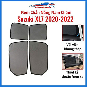 Hình ảnh Bộ rèm chắn nắng Suzuki XL7 2020-2021-2022 cố định nam châm thuận tiện