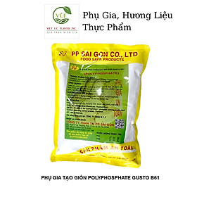 Phụ Gia Thực Phẩm | Chất Tạo Giòn POLYPHOSPHATE GUSO B61 |Thay Thế Hàn The | Vietuc Jsc