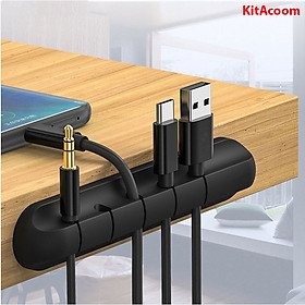 Mua Kẹp Dán Cố Định Dây Cáp KitAcoom  Đế Kẹp Dây Sạc Điện Thoại  Dây Tai Nghe  Cáp Chuột Máy Tính - Hàng Chính Hãng