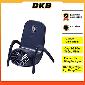 Mua Giá đỡ điện thoại Kèm quạt mini  Giá đỡ để bàn đa năng cho Ipad - điện thoại di động  chống trượt  tiện lợi  nhỏ gọn - Hàng chính hãng DKB