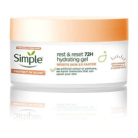 Kem dưỡng Simple Protect N Glow Rest & Reset 72 H Hydrating Gel - 50ml
