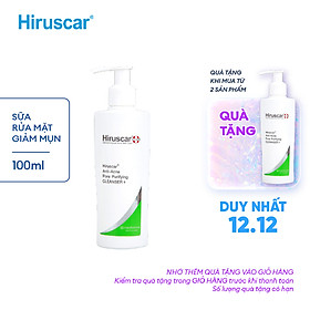 Sữa Rửa Mặt Ngừa Mụn Hiruscar Anti-Acne Cleanser + 100ml