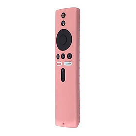 1pc Vỏ từ xa cho Xiaomi Mi TV hộp S WiFi Điều khiển từ xa Case Silicone Shockproof Protector cho MI TV Stick Color: Pink