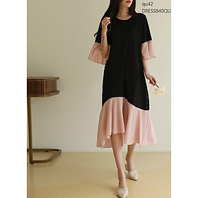 DRESS754 ĐẦM ĐUÔI CÁ PHỐI MÀU