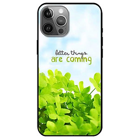 Ốp lưng dành cho Iphone 12 Mini - Iphone 12 - Iphone 12 Pro - Iphone 12 Pro Max mẫu Cỏ Xanh Và Chữ
