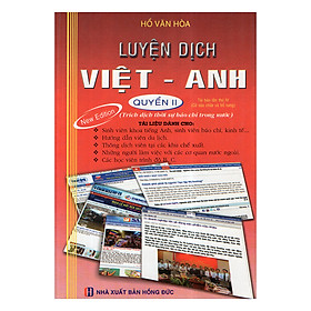 Download sách Luyện Dịch Việt Anh Quyển II