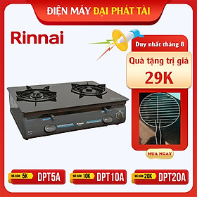 Bếp Gas Dương Rinnai RV-4600GLT(N) - Xám - Hàng Chính Hãng