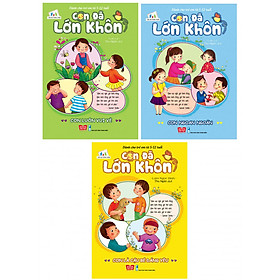 Combo 3 Cuốn Sách Dành Cho Trẻ Từ 5 - 12 Tuổi - Con Đã Lớn Khôn - Con Luôn Vui Vẻ + Con Ngoan Ngoãn + Con Là Cậu Bé Đáng Yêu - (Tặng Kèm Bookmark Phương Đông)