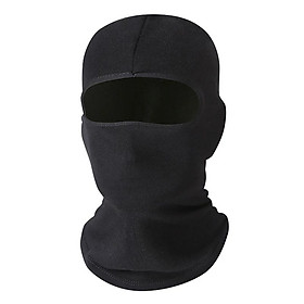 Mặt đầy đủ mặt nạ balaclava chiến thuật cs mùa đông trượt tuyết xe đạp bảo vệ chống nắng khăn thể thao ngoài trời riêng tư tùy chỉnh beanie 2022 Color: Single hole without