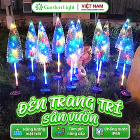 Mua Đèn trang trí năng lượng mặt trời Cây thông  tiết kiệm điện  bóng siêu sáng  chống thấm nước - DA3202