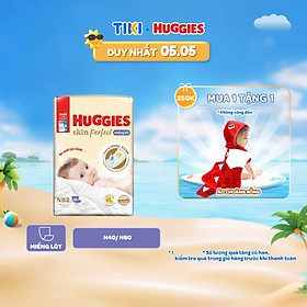 Miếng lót sơ sinh Huggies Tràm Trà Newborn 2 (4-7kg) - N40 Gói 40 miếng và N60 - Gói 60 miếng