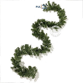 Mua Dây thông noel dài 2m7 trơn 2 loại lá trang trí giáng sinh LP-19TT-G8