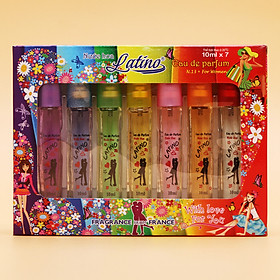 Bộ Nước Hoa Nữ Chai Tim Latino N13 (10ml x 7)