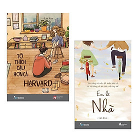 [Download Sách] Combo 2 cuốn tiểu thuyết hấp dẫn : Tớ Thích Cậu Hơn Cả Harvard + Em Là Nhà (Tặng kèm Bookmark Happy Life )