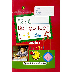 Sách Vở Ô Li Bài Tập Toán - Lớp 5 (Quyển 1)
