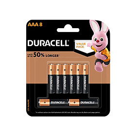 Pin kiềm duracell coppertop aaa vỉ 8 viên - o000008