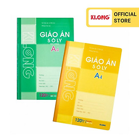 Sổ giáo án 5 ô ly KLONG A4 120 trang 70 92 MS 312T5