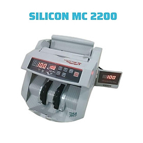 Mua Máy đếm tiền Silicon mc 2200. Nhỏ gọn  tiện ích  bh 18 tháng  đếm số lượng tờ  Kèm màn hình rời