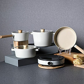 Mua  Hàng chính hãng  Bộ nồi chảo Neoflam Fika 5 món. Made in Korea. Hàng có sẵn  giao ngay