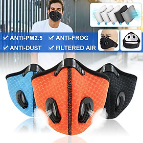Anti-Pollution Fog City Cycling Mask Dust Mask Dustproof Sport Face Cover 5 Layer Filter Activated Carbon Sports Mouth Mask