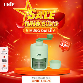 Mua Máy bào đá mini Unie UIC20  Thao tác đơn giản bằng tay  không cần cắm điện  Lưỡi dao sắc bén chất liệu an toàn - Hàng chính hãng