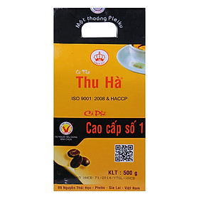 Cà Phê Bột Cao Cấp Số 1 Thu Hà (500g / Hộp)