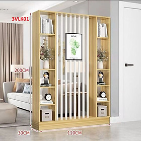 Mua Vách ngăn phòng khách  nhà bếp bằng gỗ  vách ngăn liền kệ 3VLK01 - Nội thất lắp ráp Viendongadv