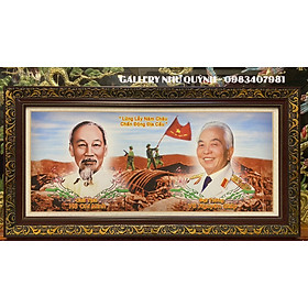 Mua Tranh in dầu Bác Hồ Bác Giáp - IN088