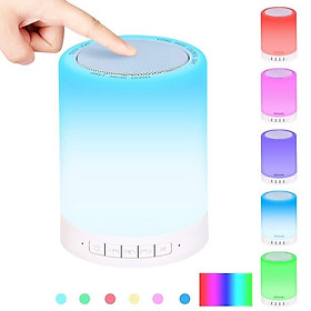 Mua Loa Bluetooth Đèn Ngủ Cảm Ứng Đồi Màu 6in1 hàng xịn giá tốt. Loa bluetooth đèn cảm ứng theo nhạc