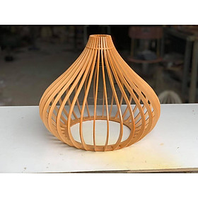Mua 1 Tặng 1 - Đèn gỗ trang trí đan xen vuông chi tiết dùng trang trí nhà ở  khách sạn