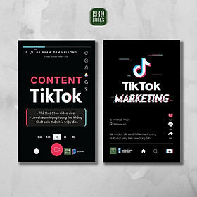 Sách - Combo 2 cuốn Content Tiktok + Tiktok Marketing