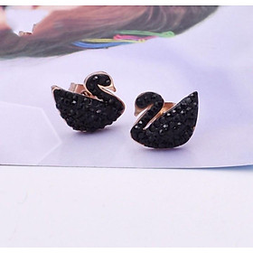 Bông Tai Nữ Thiên Nga Đen Titan Không Rỉ TT 1083