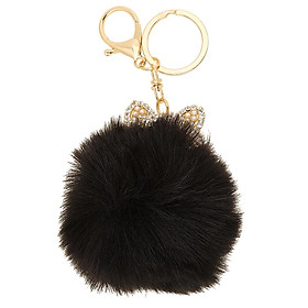Fox Key Chain Key Ring for Women's Bag Handbag Accessories Plush Pendant Gift