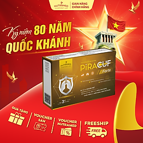 Viên uống Piracuf Forte hỗ trợ cho viêm đường hô hấp mãn tính (30 viên) - Nutramed