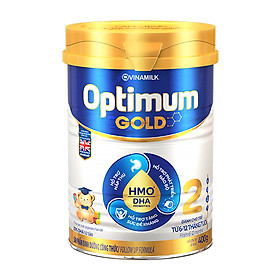 Sữa Bột Vinamilk Optimum Gold 2 - Hộp Thiếc 400g