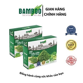 Combo 2 Hộp bột Cần tây BAMBOO nguyên chất, siêu mịn 60g 20 gói x3