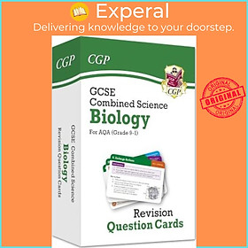 Sách - 9-1 GCSE Combined Science: Biology AQA Revision Question Cards by CGP Books (UK edition, paperback)