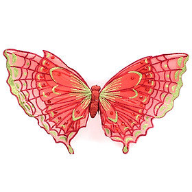 Kẹp Bướm Trang Trí Giáng Sinh 40cm - Mẫu 3 - Màu Đỏ