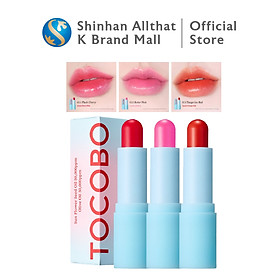 Son Dưỡng ẩm Có Màu, nuôi dưỡng đôi môi căng mọng Tocobo Glass Tinted Lip Balm 3.5gr